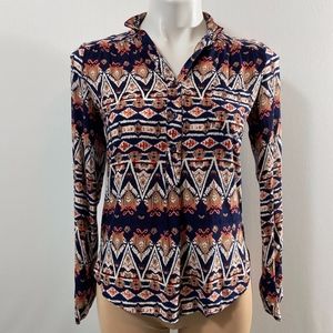 Stitchfix Market & Spruce Tribal Geometric Blouse